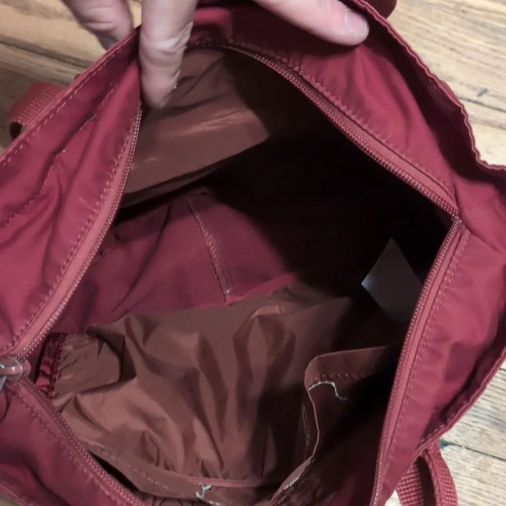 Fjällräven Kånken Tote Bag Dark Red G-1000 Top Handles Shoulder Straps
